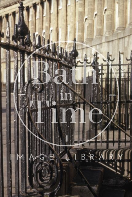 Railings, Royal Crescent, Bath 1968