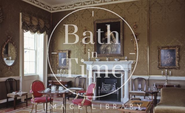 Restored drawing room, 1, Royal Crescent, Bath 1972