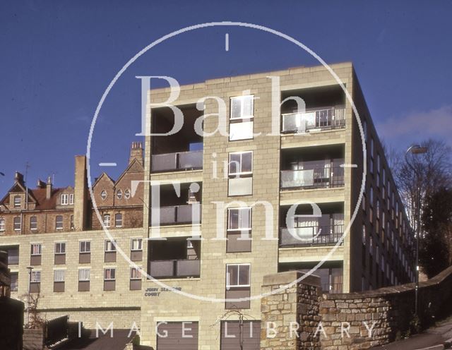 Entrance to John Slessor Court, Camden Row, Bath 1975