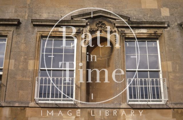 Central windows with niche, 10 & 11, Somerset Place, Bath 1955?