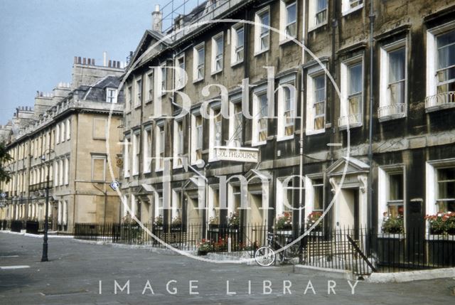 South Parade and the Southbourne Hotel, Bath 1955