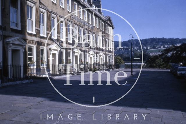 South Parade and the Southbourne Hotel, Bath 1966