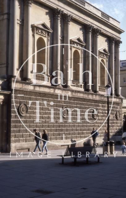 Side of Pump Room, Stall Street, Bath 1986