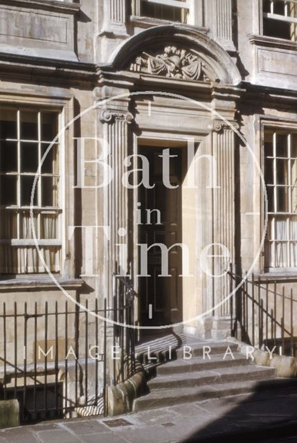 Doorway, General Wolfe's house, 5, Trim Street, Bath 1964