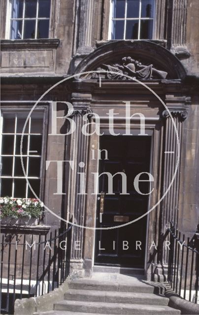 Doorway, General Wolfe's house, 5, Trim Street, Bath 1980