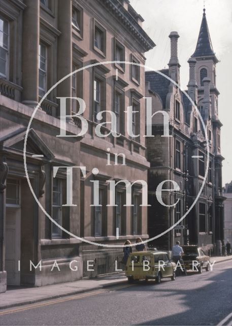 Mineral Water Hospital and Blue Coat School, Upper Borough Walls, Bath 1975