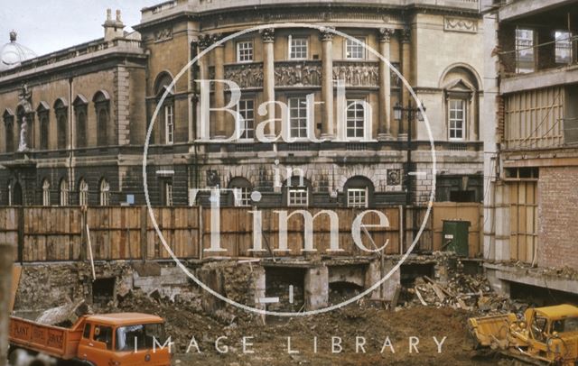 Site of Cater's premises, Upper Borough Walls and High Street, Bath 1966