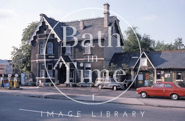 Onega Lodge and garage, Upper Bristol Road, Bath 1975