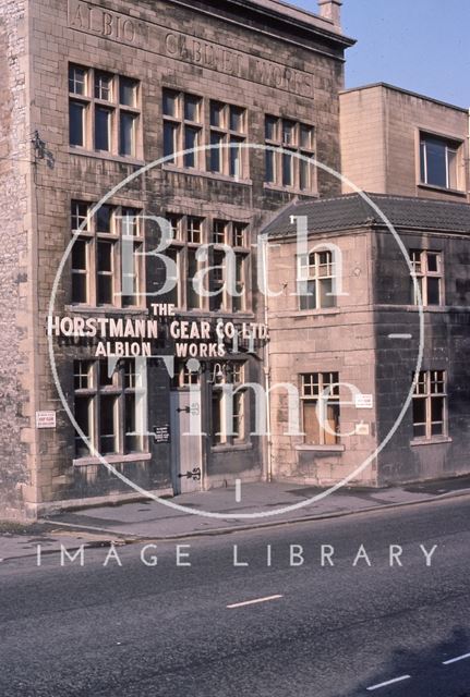 The Albion Cabinet Works, Upper Bristol Road, Bath 1975