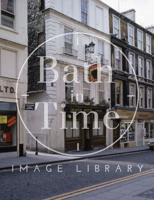 The Grapes Hotel, 14 & 15, Westgate Street, Bath 1969