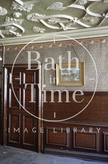 Detail of first floor room, The Grapes Hotel, 14, Westgate Street, Bath 1965