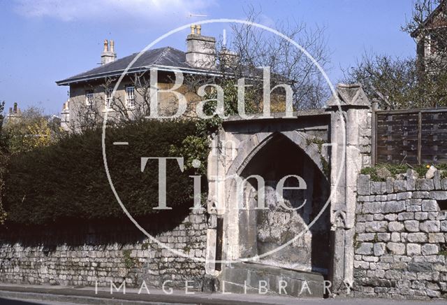 Horse trough, Widcombe Hill, Bath 1973