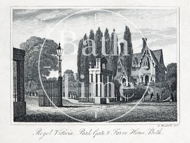 Royal Victoria Park Gate and Farm House, Bath 1839