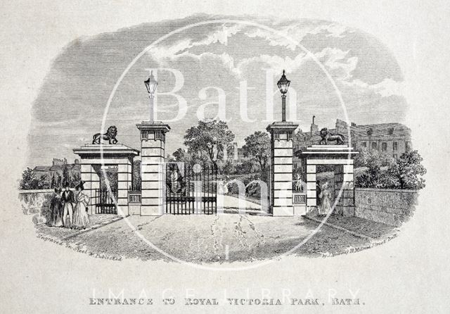 Entrance to Royal Victoria Park, Bath c.1845