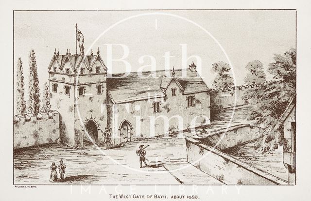 The West Gate of Bath c.1650