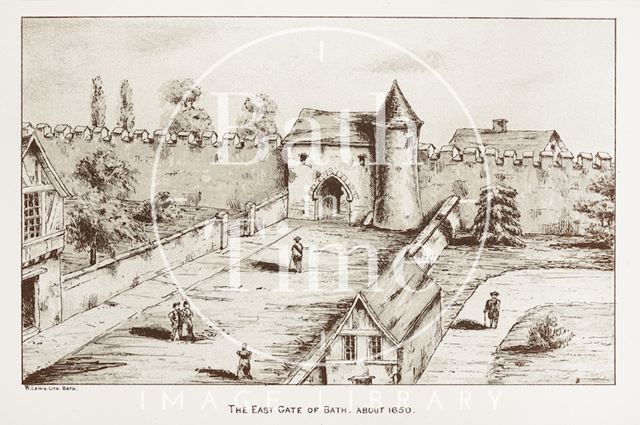 The East Gate of Bath c.1650