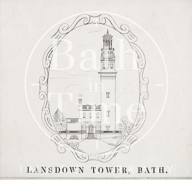 Lansdown Tower, Bath c.1845