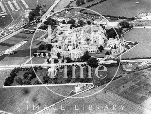 Aerial view of St. Martin's Hospital, Bath c.1950