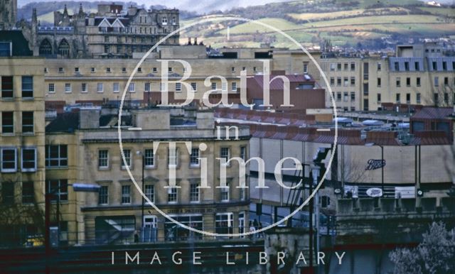 Broad Quay and Southgate Shopping Centre, Bath 1989