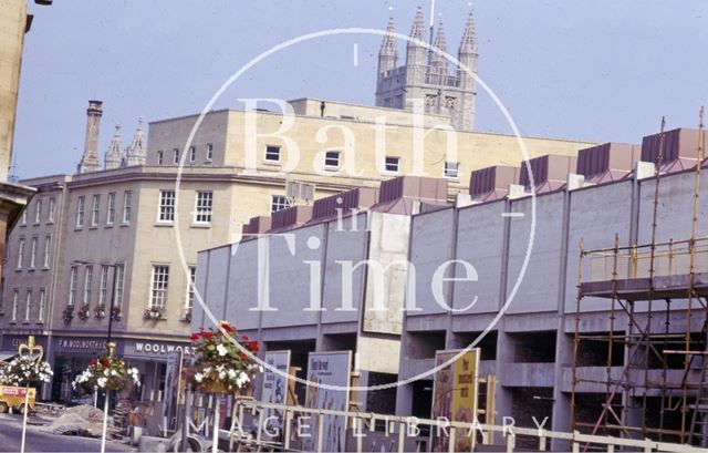 Southgate Street and new shopping centre, Bath 1973