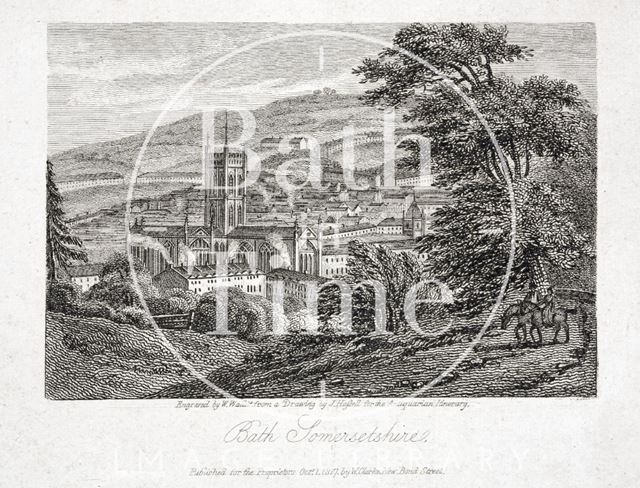 View of Bath, Somersetshire 1817