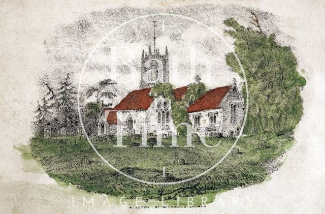 Kington St. Michael Church, Wiltshire c.1890