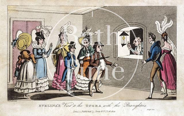 Evelina's Visit to the Opera with the Brangtons 1822