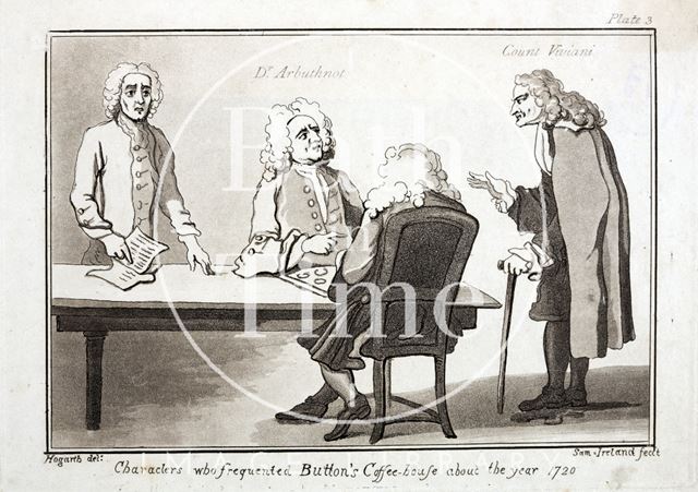 Characters who frequented Button's Coffee house about the year 1720 c.1786