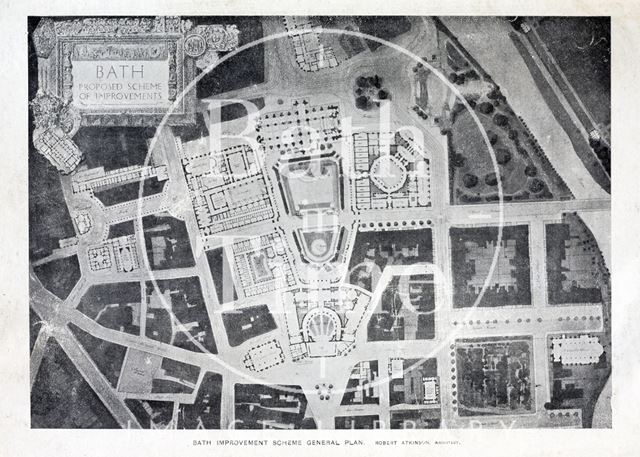 Bath Improvement Scheme General Plan 1923