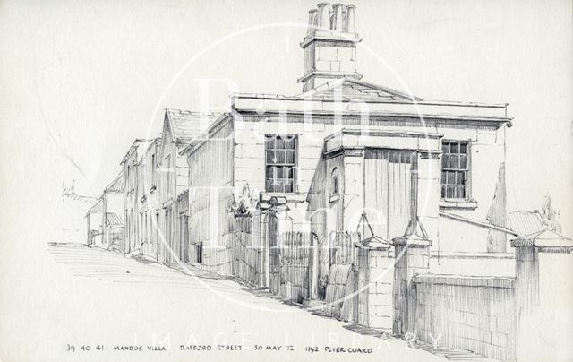 Mandd's Villa and 39 to 41, Dafford Street, Larkhall, Bath 1972