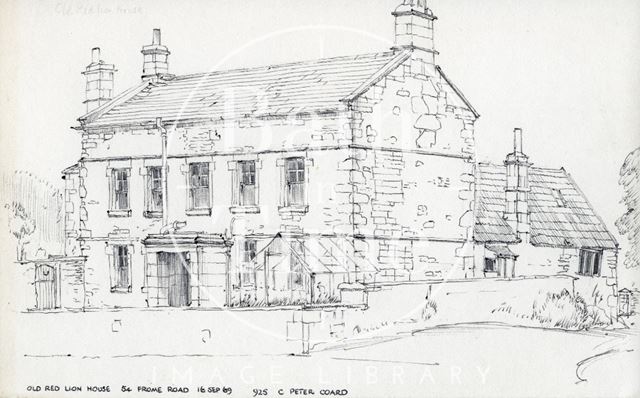 Old Red Lion House, 54, Frome Road, Odd Down, Bath 1969