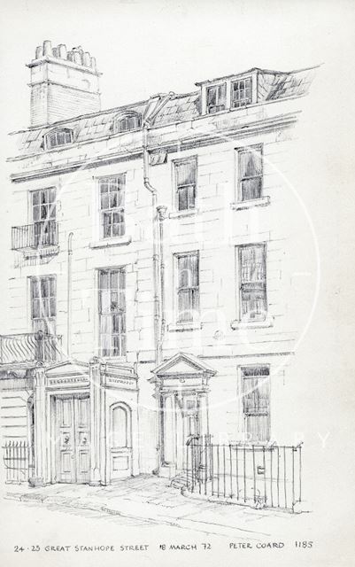 23 & 24, Great Stanhope Street, Bath 1972