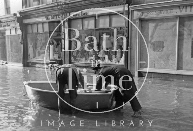 Floods, Southgate Street, Bath 1960