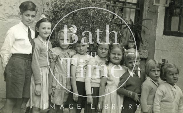 Birthday Party line-up, Ballance Street, Bath 1952