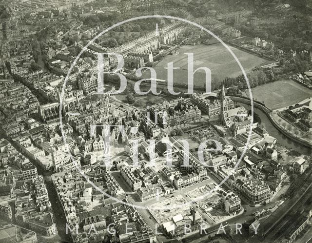 Aerial view of Bath c.1945