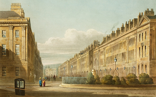 A collection of images relecting the era of Jane Austen's Bath